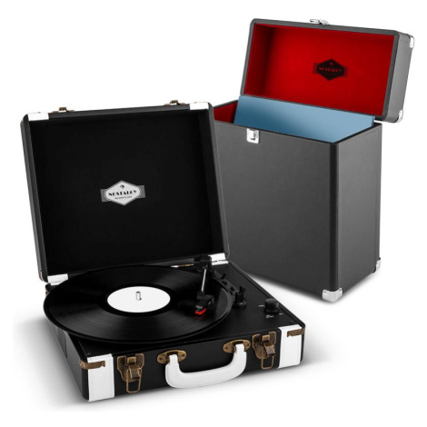 Auna Jerry Lee Record Collector Set black | retro gramofón | kufrík na gramofónové platne