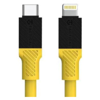 Tactical Fat Man, USB-C na Lightning, 1m, žltý