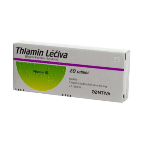 THIAMIN Léčiva 50 mg 20 tabliet
