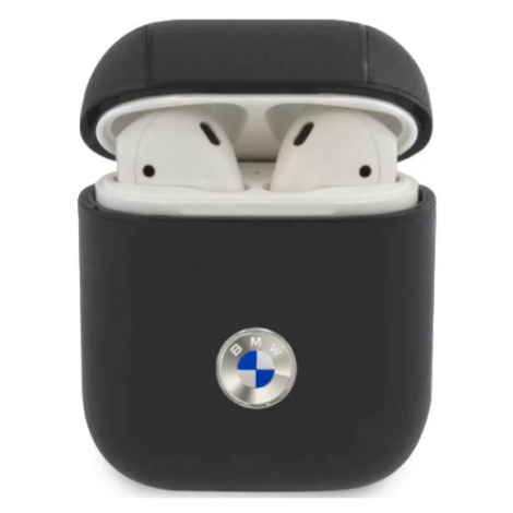 Púzdro BMW BMA2SSLNA AirPods cover navy Geniune Leather Silver Logo (BMA2SSLNA)