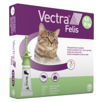 VECTRA Felis Spot-On pre mačky 0,6-10 kg 0,9 ml 3 pipety