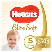 HUGGIES® Elite Soft Plienky jednorázové 5 (12-22 kg) 50 ks