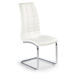 HALMAR K147 jedálenská stolička biela / chróm
