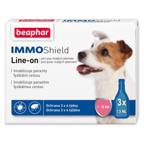 BEAPHAR Line-on Immo Shield pes S 1,5 ml 3 pipety