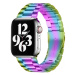 Apple Watch 1-6, SE (38/40 mm), kovový zadný remienok, Xprotector, dúhová