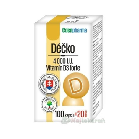 EdenPharma Déčko 4000 I.U. 120 kapsúl