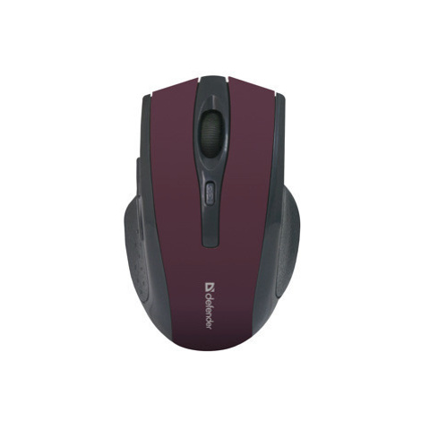 Myš bezdrôtová, Defender Accura MM-665, černo-červená, optická, 1600DPI