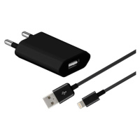 PremiumCord Lightning iPhone nabíjací a synchronizačný kábel, 8pin - USB A M/M, 3m