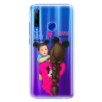 Plastové puzdro iSaprio - Mama Mouse Brunette and Boy - Huawei Honor 20 Lite