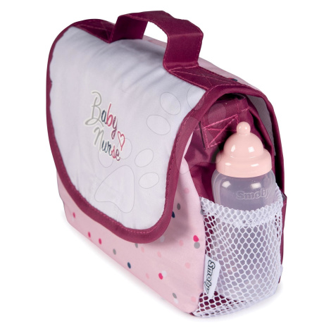 Prebaľovacia taška s pamperskou Violette Baby Nurse Smoby so 7 doplnkami s nastaviteľným ramienk