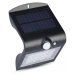 Záhradné LED nástenné svietidlo solárne 1,5W, 4000K, 200lm, čierne VT-767-2 (V-TAC)