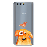Odolné silikónové puzdro iSaprio - Dog And Bird - Huawei Honor 9