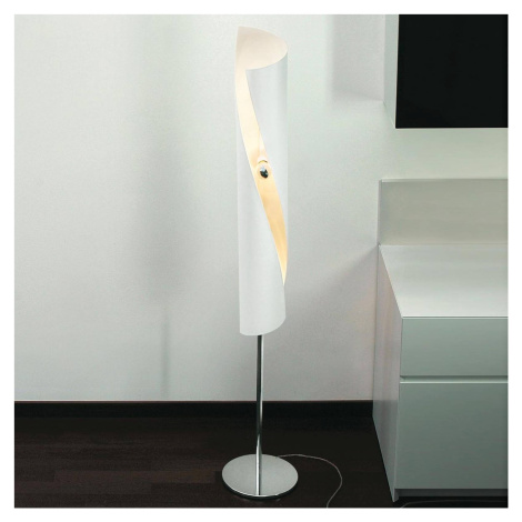 Knikerboker Hué - dizajnová stojacia lampa v bielej farbe
