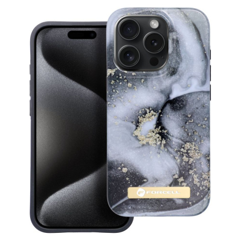 Plastové puzdro na Apple iPhone 15 Forcell F-Protect Mirage MagSafe marble mist