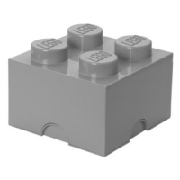 LEGO® úložný box 4 - šedá 250 x 250 x 180 mm