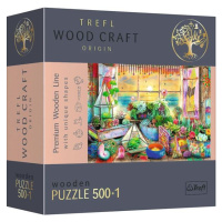 Trefl Drevené puzzle 501 - Dom na pláži