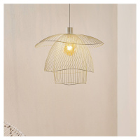 Forestier Papillon S závesná lampa, 56 cm, biela