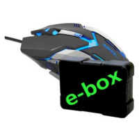 Myš drátová, E-blue Auroza Gaming, čierna, optická, 4000DPI, e-box
