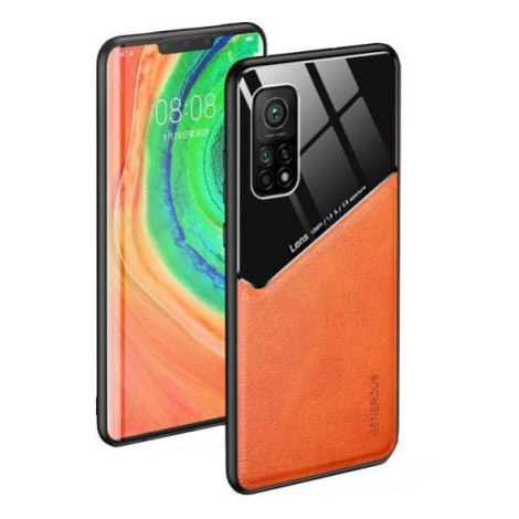 Xiaomi Redmi K30 / K30 5G / Poco X2, silikónové puzdro, koža a zadná strana z plexiskla, stredne