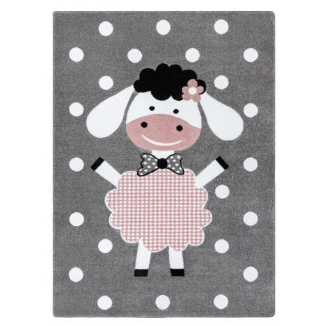 Detský kusový koberec Petit Dolly sheep grey Rozmery kobercov: 180x270