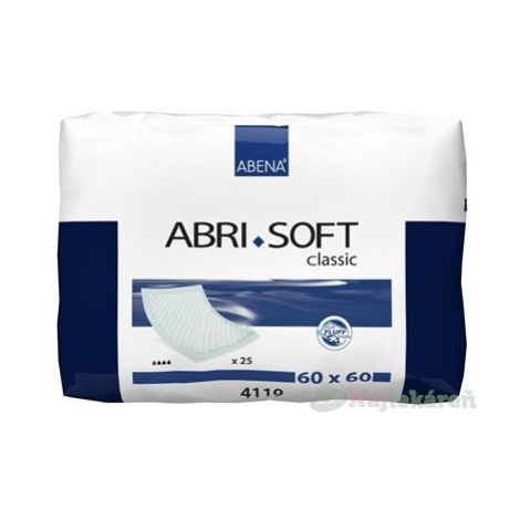 ABENA ABRI SOFT 60x60cm podložka absorpčná, savosť 1300 ml, 25ks