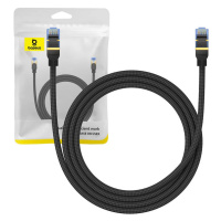 Kábel Baseus Braided network cable cat.7 Ethernet RJ45, 10Gbps, 1,5m (black)