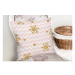 Vianočná obliečka na vankúš Minimalist Cushion Covers Golden Snowflakes, 42 x 42 cm