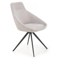 Designová stolička Leny svetlo sivá
