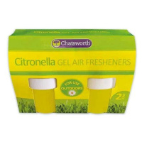 CITRONELLA, gélové osviežovače proti hmyzu, 2 ks