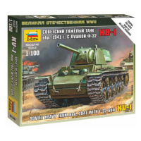 Wargames (WWII) tank 6190 - KV-1 with F-32 GUN (1:100)