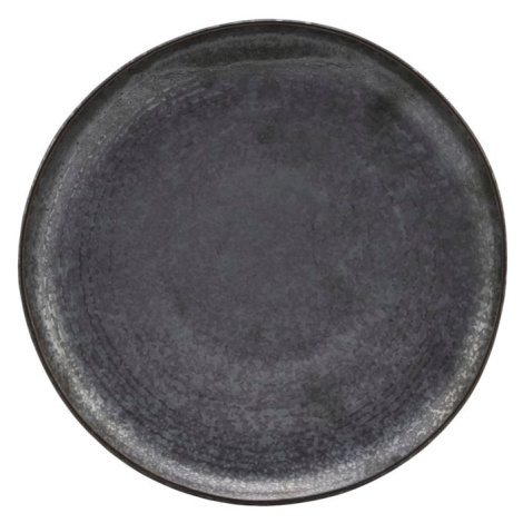House Doctor Dezertný tanier Pión 21,5 cm čierno hnedý