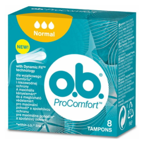 O.B. ProComfort normal hygienické tampóny 8 kusov