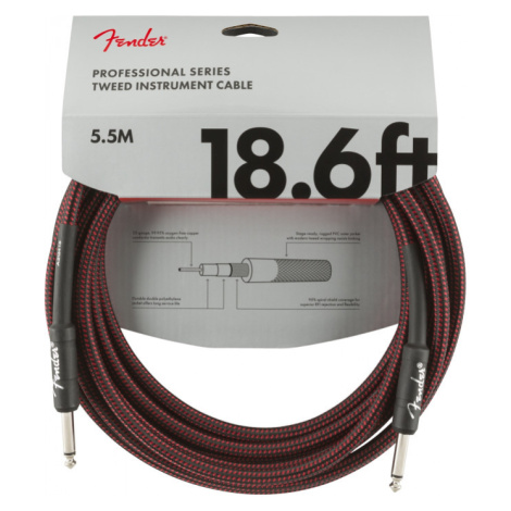 Fender Professional Series 18,6 nástrojový kábel Red Tweed