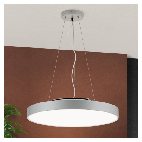 Závesné svetlo Space LED, stmievateľné, titán, Ø 58 cm Orion