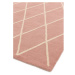 Ružový ručne tkaný vlnený koberec 120x170 cm Albany – Asiatic Carpets