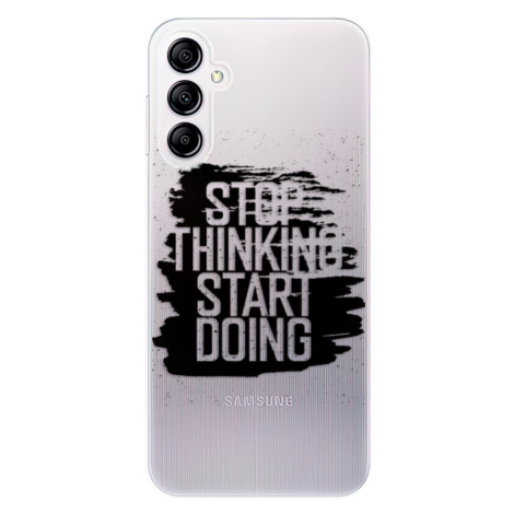 Odolné silikónové puzdro iSaprio - Start Doing - black - Samsung Galaxy A14 / A14 5G