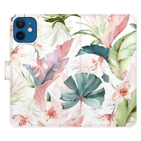Flipové puzdro iSaprio - Flower Pattern 07 - iPhone 12 mini