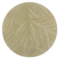 Kusový koberec Solace Lino Leaf Sage kruh Rozmery kobercov: 160x160 (priemer) kruh