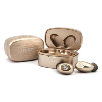 Slúchadlá Guess headphones Bluetooth GUTWSJL4GGO TWS + Docking station gold 4G (GUTWSJL4GGO)