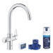 Drezová batéria Grohe GROHE Blue Pure 2022 s filtrom chróm 30593000