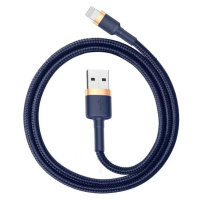 Kábel Baseus Cafule Lightning cable 1.5A 2m (Gold+Dark blue) (6953156290761)