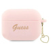 Púzdro Guess AirPods Pro 2 cover pink Silicone Charm Heart Collection (GUAP2LSCHSP)