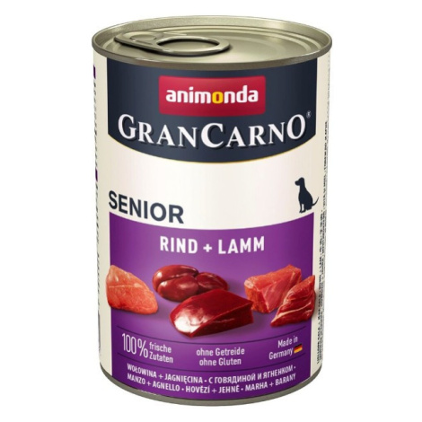 Animonda Grancarno Dog 400g - Senior Hovädzie/Jehne