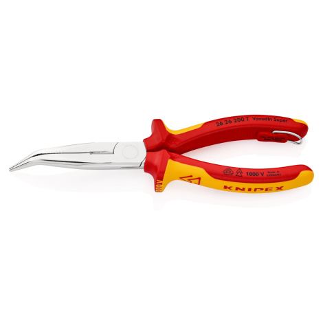 KNIPEX Kliešte pologuľaté s britmi TT 2626200TBK