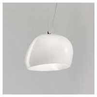 Závesná lampa Surface Ø 27cm E27 biela/matná biela