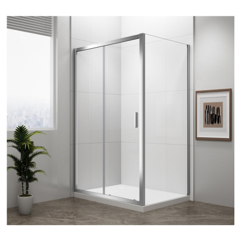 POLYSAN - EASY obdĺžniková sprchová zástena 1100x700 L/P varianta EL1115EL3115