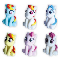Cukrový jednorožec My Little Pony 6ks 6cm - Dekor Pol - Dekor Pol