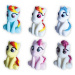 Cukrový jednorožec My Little Pony 6ks 6cm - Dekor Pol - Dekor Pol