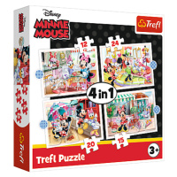 Trefl Puzzle 4v1- Minnie s priateľmi / Disney Minnie