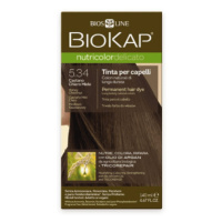 BIOKAP Nutricolor delicato farba na vlasy 5.34 medový gaštan 140 ml